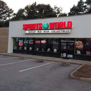 The areas largest selection of sports collectibles!All 32 NFL teams! NASCAR,MLB,NHL,NCAA,New items Arrive Daily!Follow us on Facebook !!!