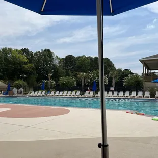 Large outdoor pool area