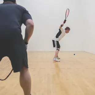 We offer 5 racquetball courts