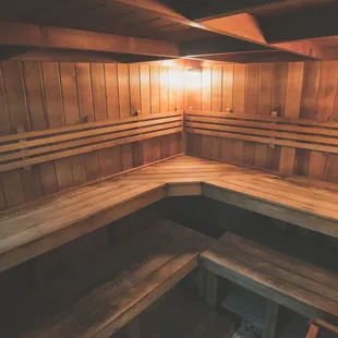Take a break in our sauna