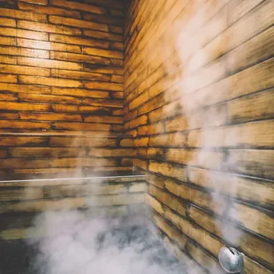 Relax in out steam room