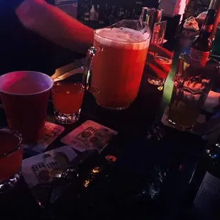 The greatest customer service, well done drinks.. I love this place