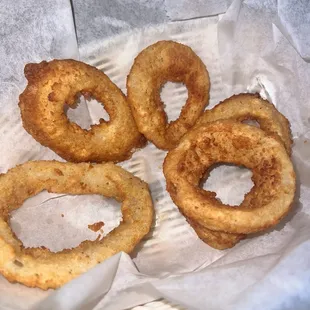 Onion Rings - (there was more but took picture last minute lol)