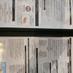 Menus