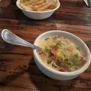 Loaded baked potato soup