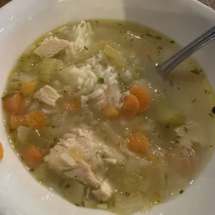 Chicken rice soup-very good