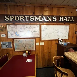 Wall decor next to bar seating