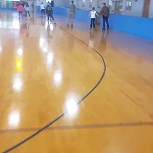 Father daughter couples skate