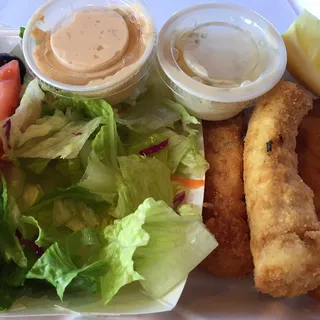 Fish & Salad Or Slaw
