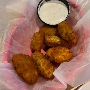 Jalapeños poppers to start