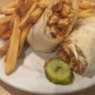 Buffalo chicken wrap