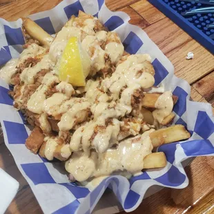 Lobster and shrimp fries yum