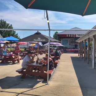 Great outdoor seating!