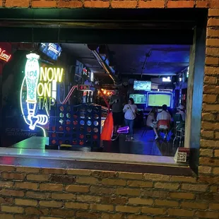 View from the outside