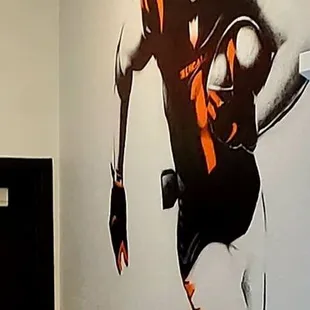 Great graphics on walls, kids will love selfies here!