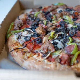 pizza, food
