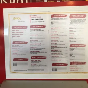 menu, sushi and sashimi