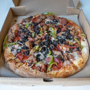 pizza, food