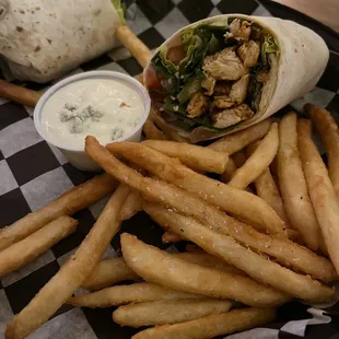 Another good one - buffalo chicken wrap