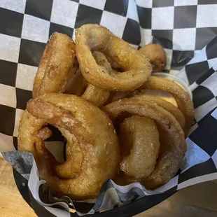 Crispy onion rings