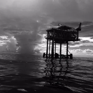 1 of the Three sisters oil platforms