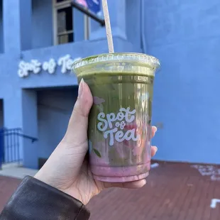 Strawberry matcha