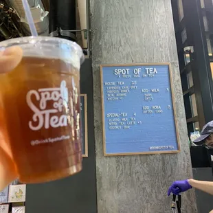 Lavender Earl Gray Ice Tea