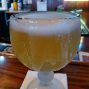 Cold draft beer
