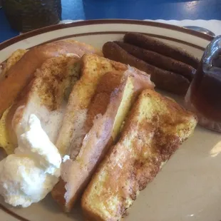 French toast and sausage