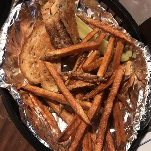 a plate of food