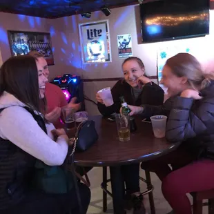 Just the gang hangin&apos; at this newfound friendly bar! Will definitely be back!