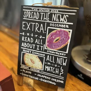 New bagel flavors!