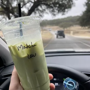 Iced Matcha &amp; Lavender