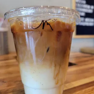 Caramel macchiato iced