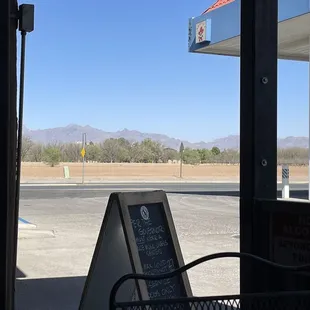 View from side patio (shaded)