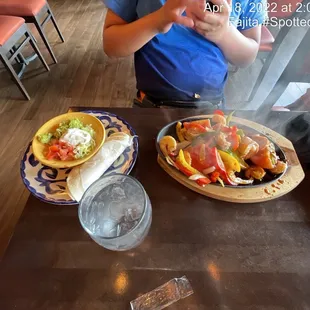 Sautéed Shrimp Fajita