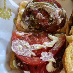Utopia Farm Heirloom Tomato Sandwich