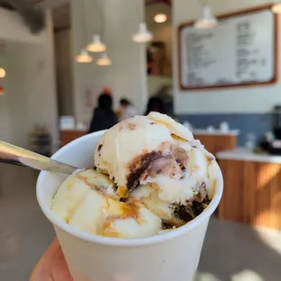 salted chocolate chip and movie night