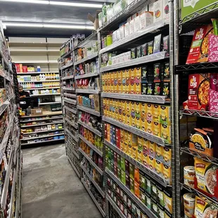 a grocery store aisle