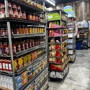 a wide variety of food items