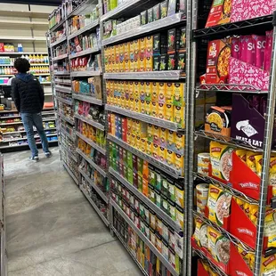 a man in a grocery store