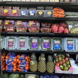 Part of the produce section