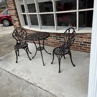 Outdoor seating
