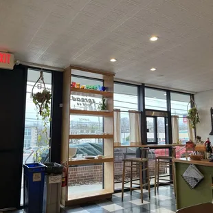 Front inside of the shop