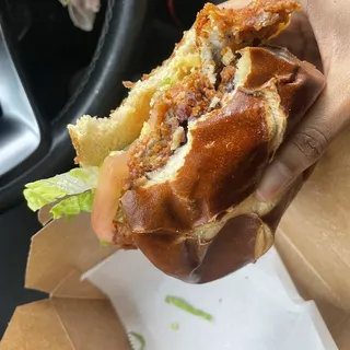 Oyster Mushroom Sandwich/with Fries