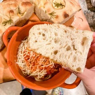 Our Sourdough Focaccia is thicc, fluffy, and absolutely delicious.