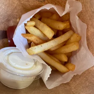 They changed their French fries. These are ok but the season fries were better