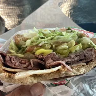 3. London Broil Roast Beef Sandwich- toppings detail in my review&apos;s text. Very nice!