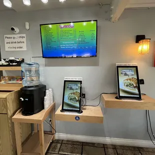 Self-service ordering kiosks