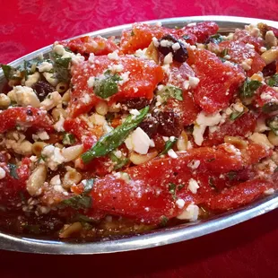 Our signature basil feta pine nut dip!